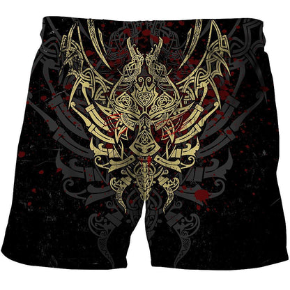 Geki And Freki Viking Wolf III Tattoo 3D Over Printed Unisex Hoodie-ML