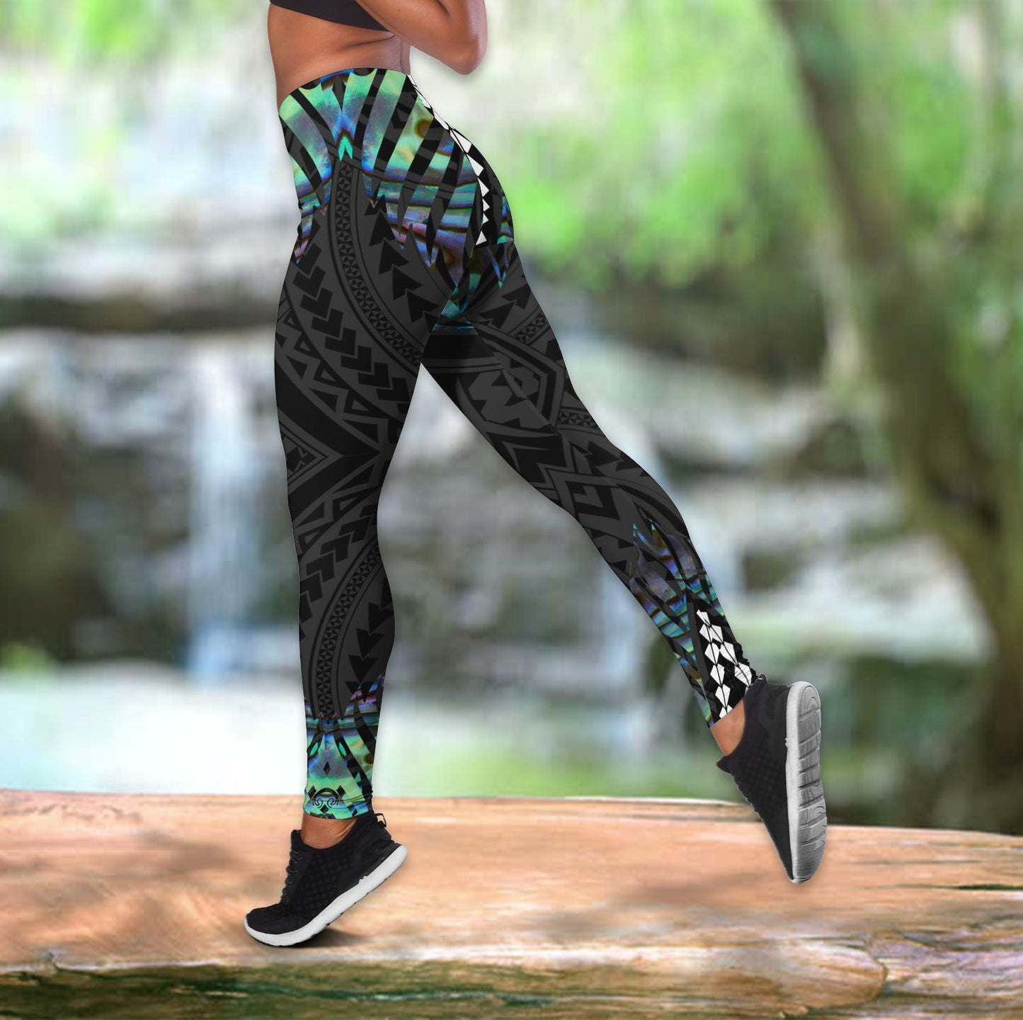 New zealand aotearoa silver fern combo legging tanktop