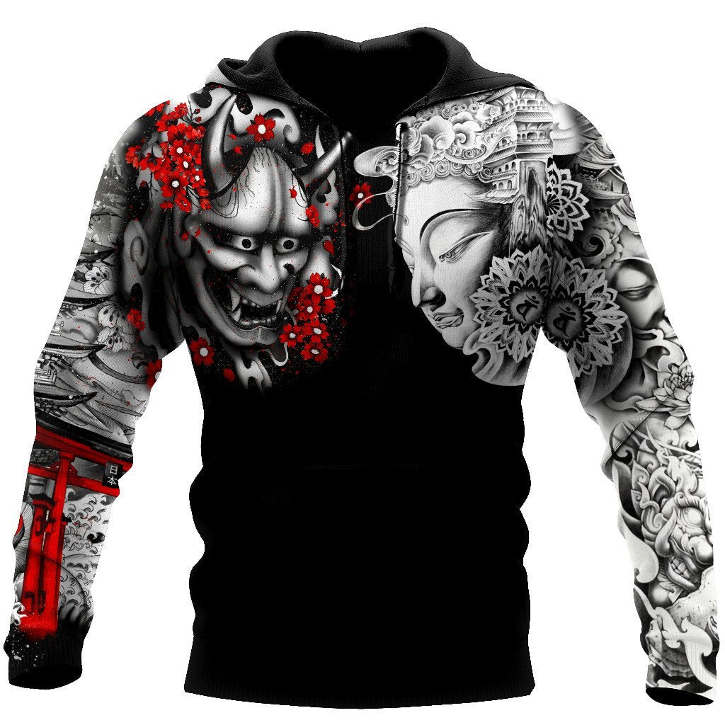 Japanese Tattoo 3D All Over Printed Unisex  Hoodie-ML