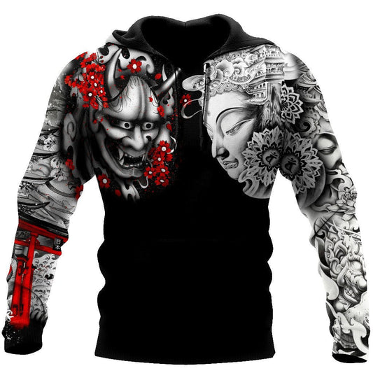 Japanese Tattoo 3D All Over Printed Unisex  Hoodie-ML