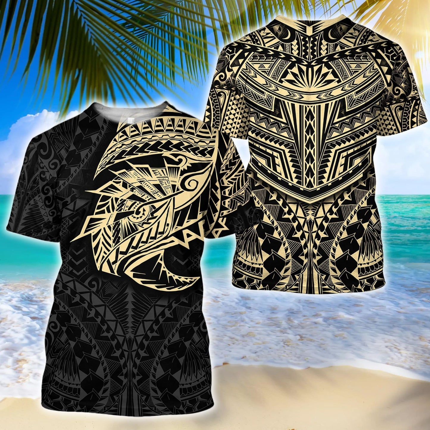 Amazing Polynesian Tattoo 3D All Over Printed Unisex Hoodie ML