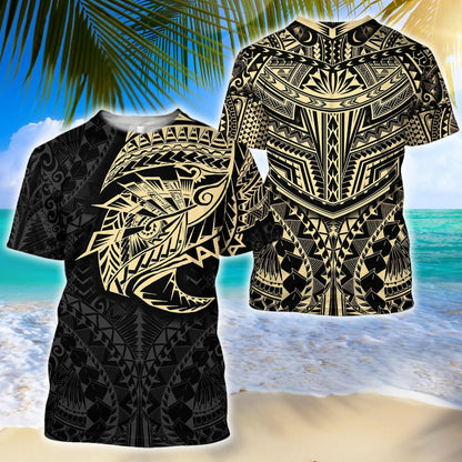 Amazing Polynesian Tattoo 3D All Over Printed Unisex Hoodie ML