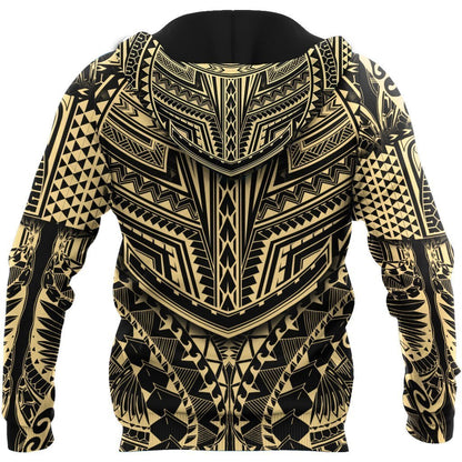 Amazing Polynesian Tattoo 3D All Over Printed Unisex Hoodie ML
