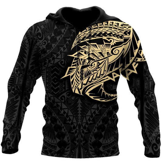 Amazing Polynesian Tattoo 3D All Over Printed Unisex Hoodie ML