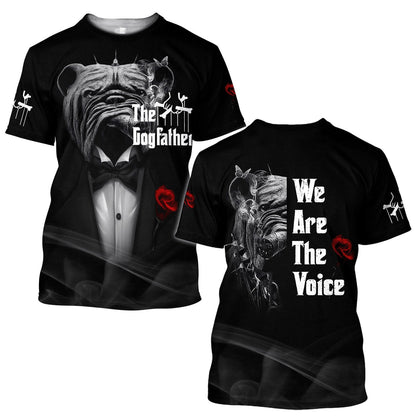 The God Father Pitbull 3D All Over Printed Unisex PL