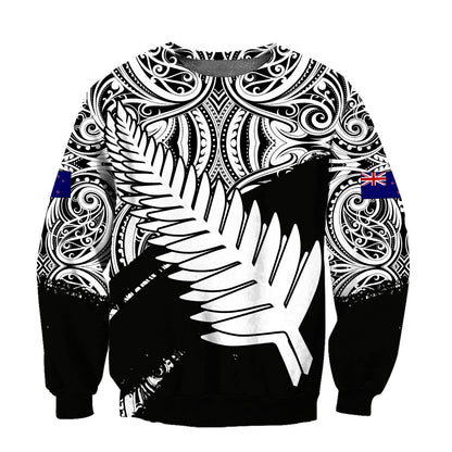 New zealand aotearoa maori tattoos 3d all over printed for men and women