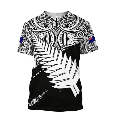 New zealand aotearoa maori tattoos 3d all over printed for men and women
