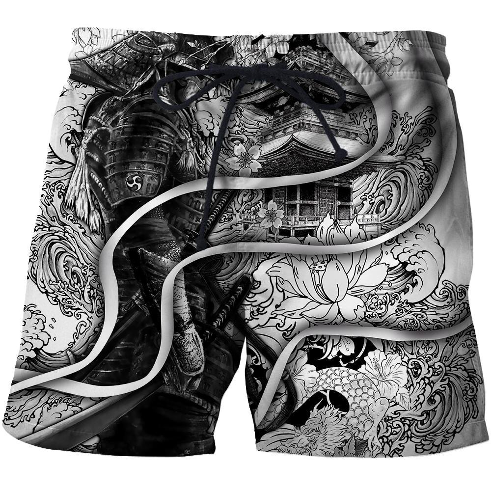 Samurai Tattoo 3D Over Printed Unisex Hoodie-ML