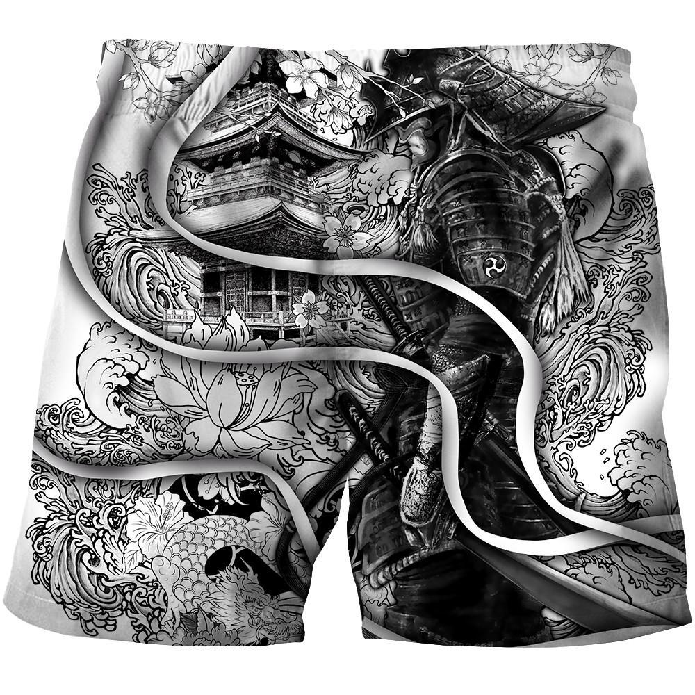 Samurai Tattoo 3D Over Printed Unisex Hoodie-ML