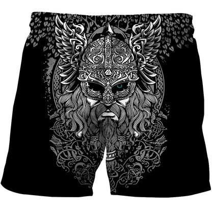 Odin Tattoo 3D Over Printed Hoodie Unisex-ML