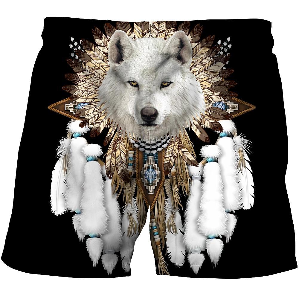 Native Wolf Spirit 3D All Over Printed Unisex Hoodie ML
