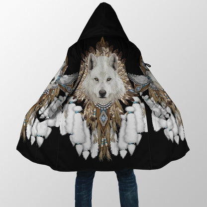 Native Wolf Spirit 3D All Over Printed Unisex Hoodie ML