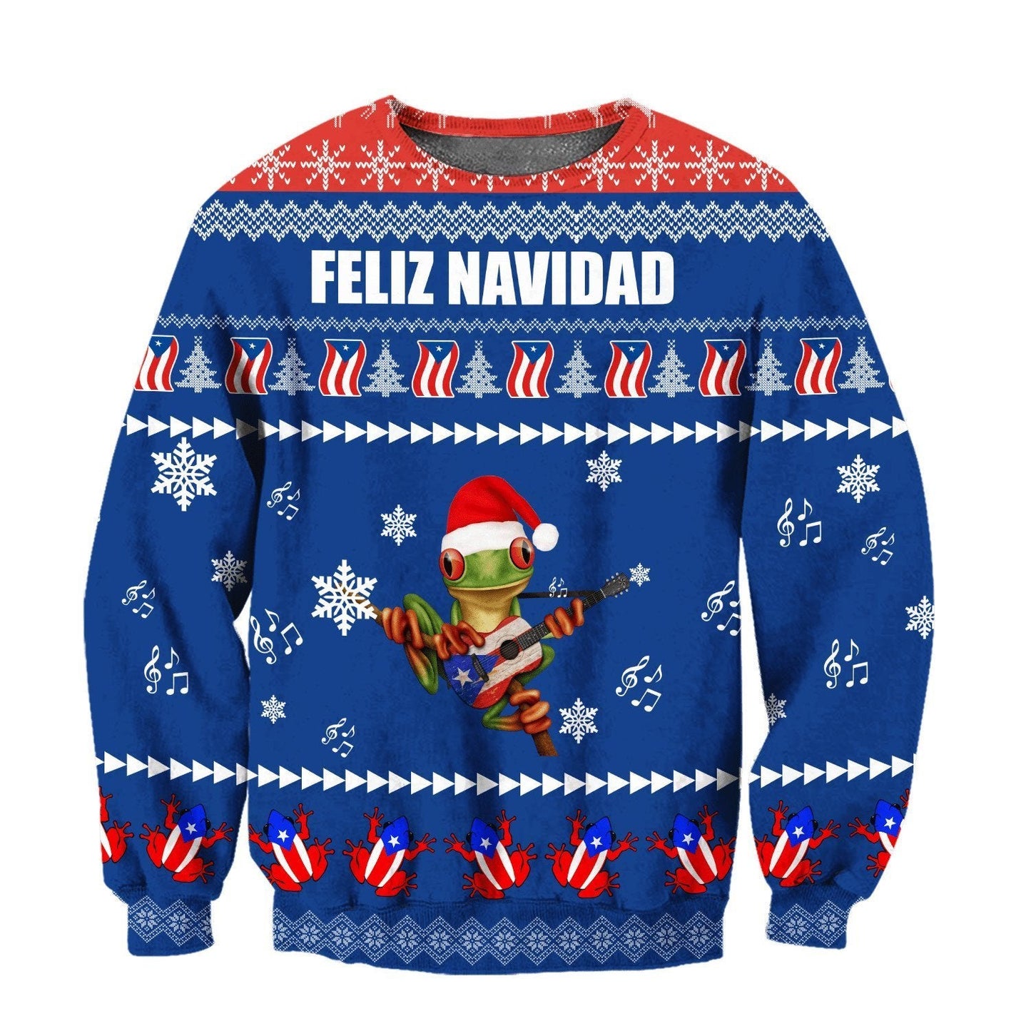 Puerto Rico Coqui Christmas Hoodie For Men And Women