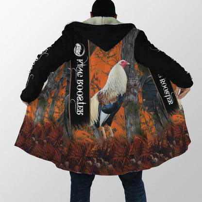 Love King Rooster 3D All Over Printed Unisex Cloak ML