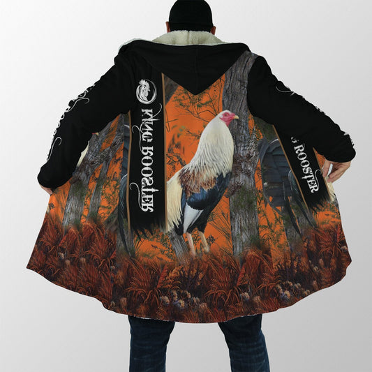 Love King Rooster 3D All Over Printed Unisex Cloak ML