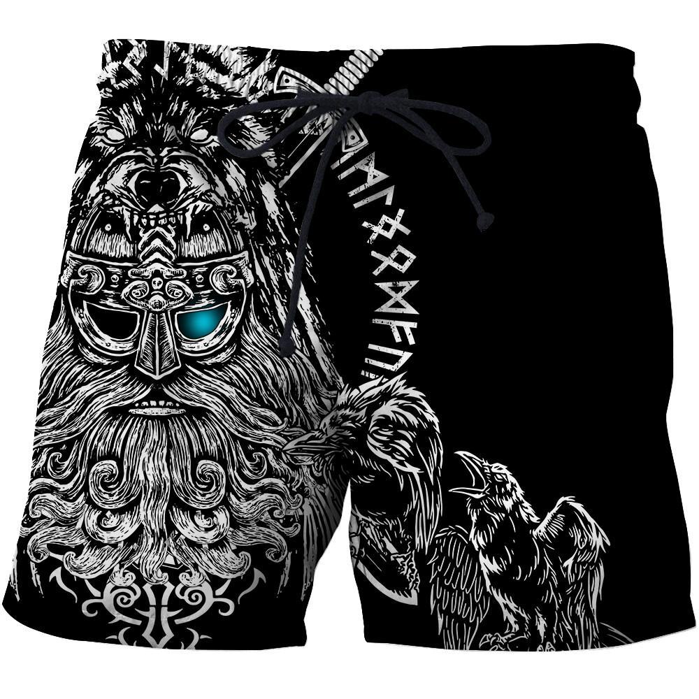 Odin Viking Tattoo 3D Over Printed Hoodie Unisex-ML