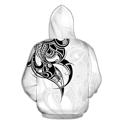 Amazing Polynesian Tattoo Unisex Hoodie ML