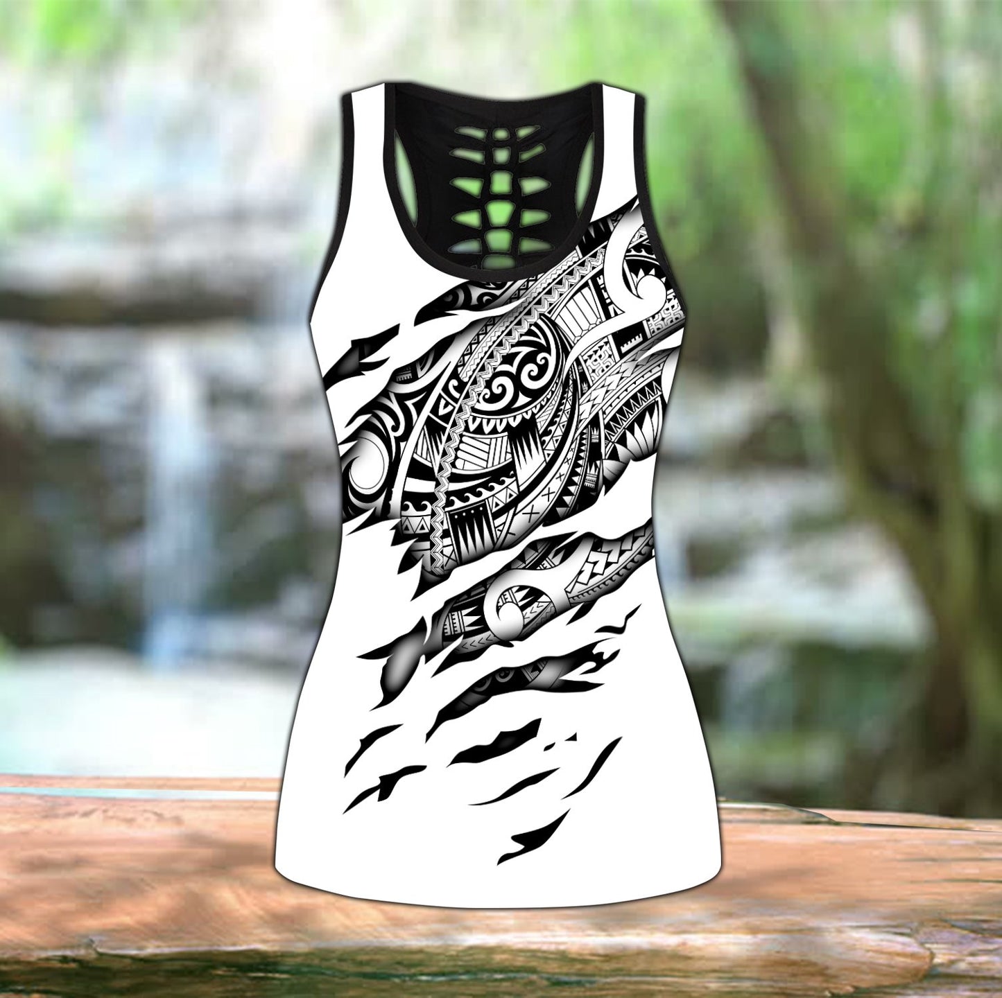 Proud To Be A Polynesian 3D Tattoo Legging & Tank top ML