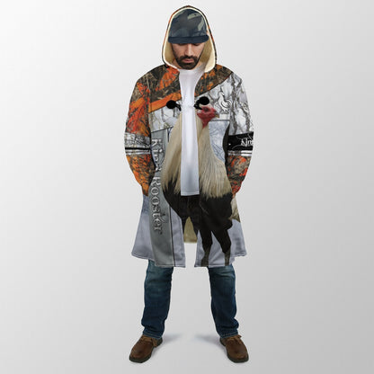 Rooster King Camo II All Over Printed Unisex Deluxe Hoodie ML