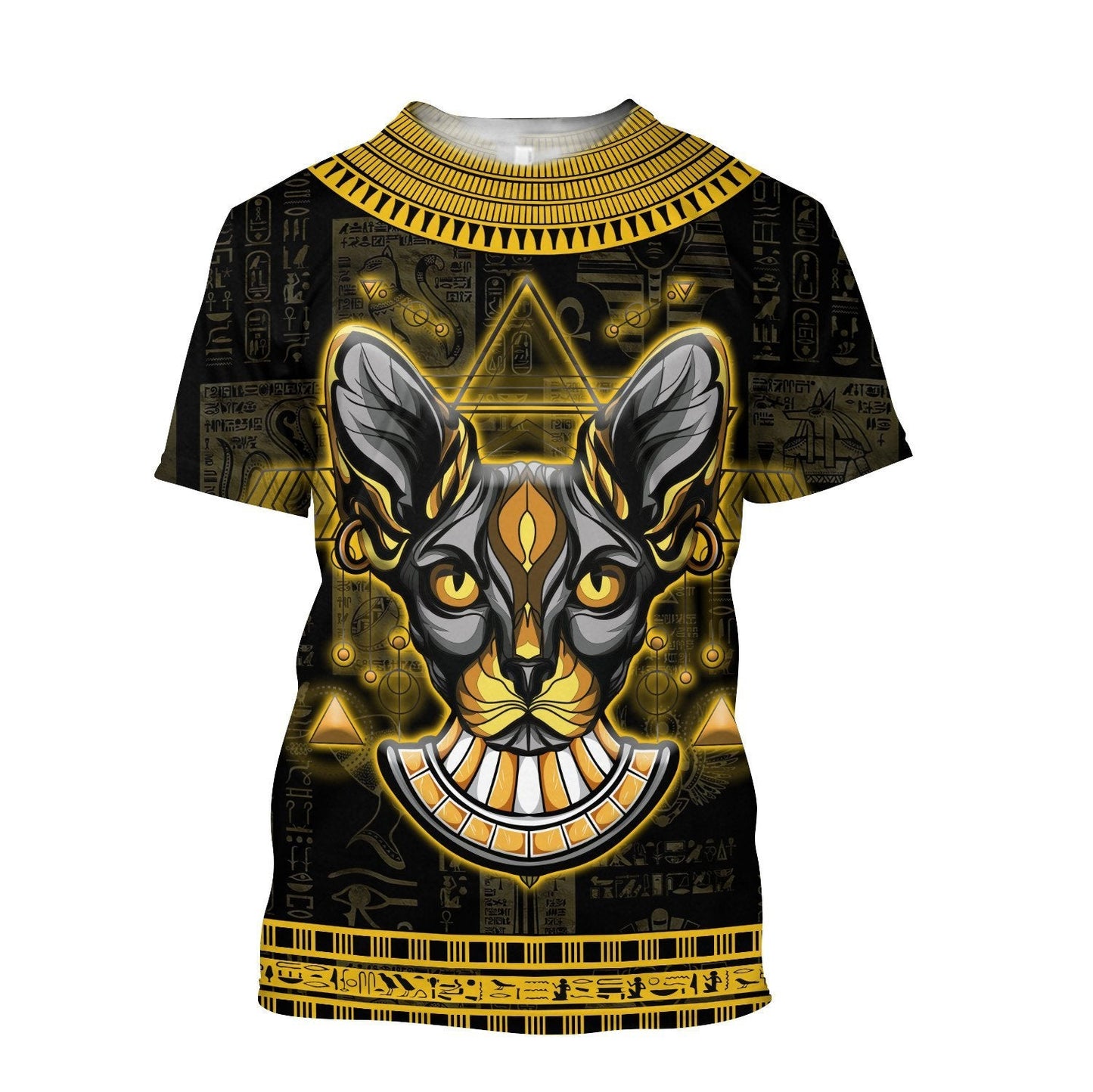Egyptian sphynx cat 3D All Over Printed shirt & short for men and women PL