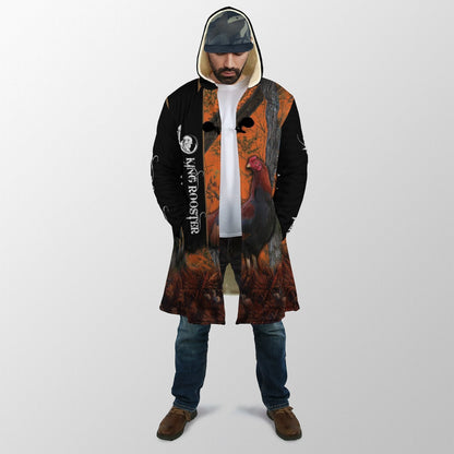Rooster King II Camo All Over Printed Unisex Deluxe Hoodie ML