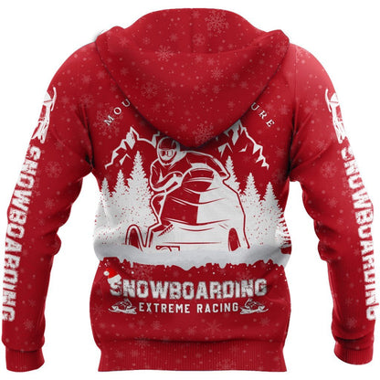 Snowmobile 3D All Over Printed shirt & short for men and women PL