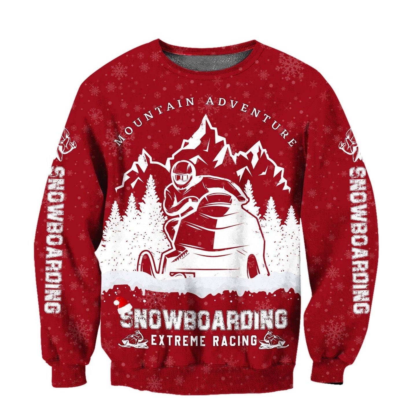 Snowmobile 3D All Over Printed shirt & short for men and women PL