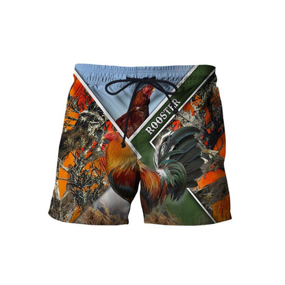 Rooster Lover All Over Printed Unisex Deluxe Hoodie ML
