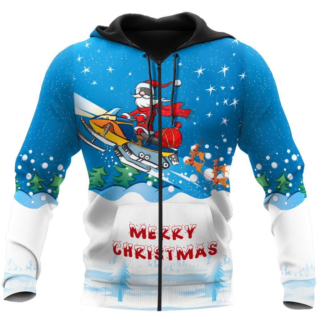 Santa Snowboarding 3D All Over Printed shirt & short for men and women PL