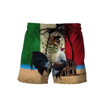 Mexico Rooster All Over Printed Unisex Deluxe Hoodie ML