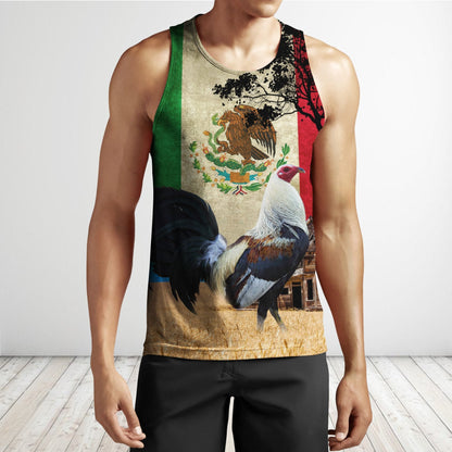 Mexico Rooster All Over Printed Unisex Deluxe Hoodie ML