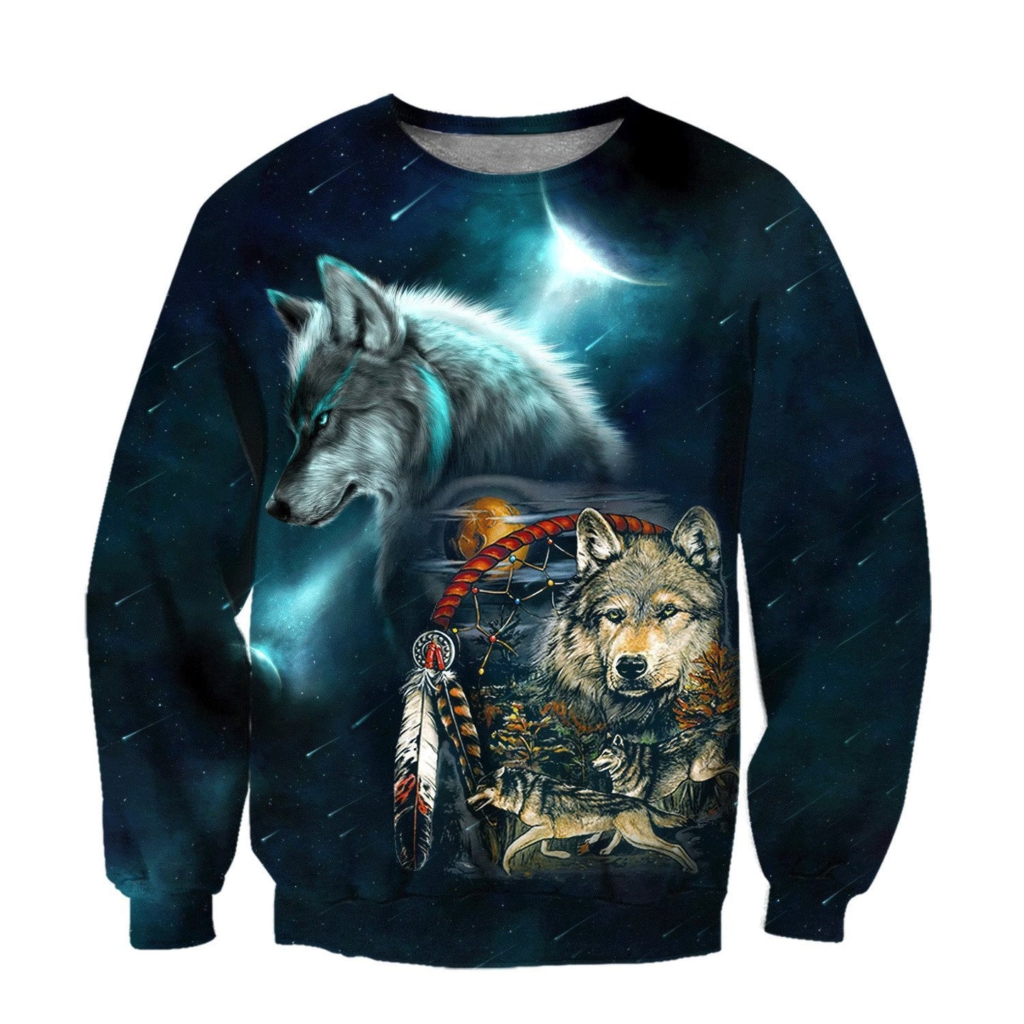 Wolf 3D All Over Printed Unisex Shirt