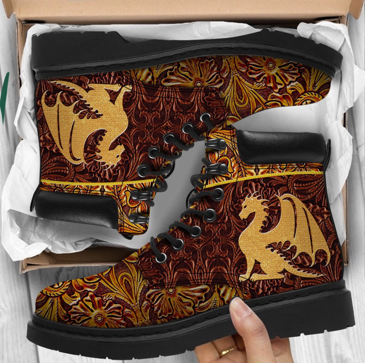 Premium Dragon Boots For Men And Women NDD10242001A