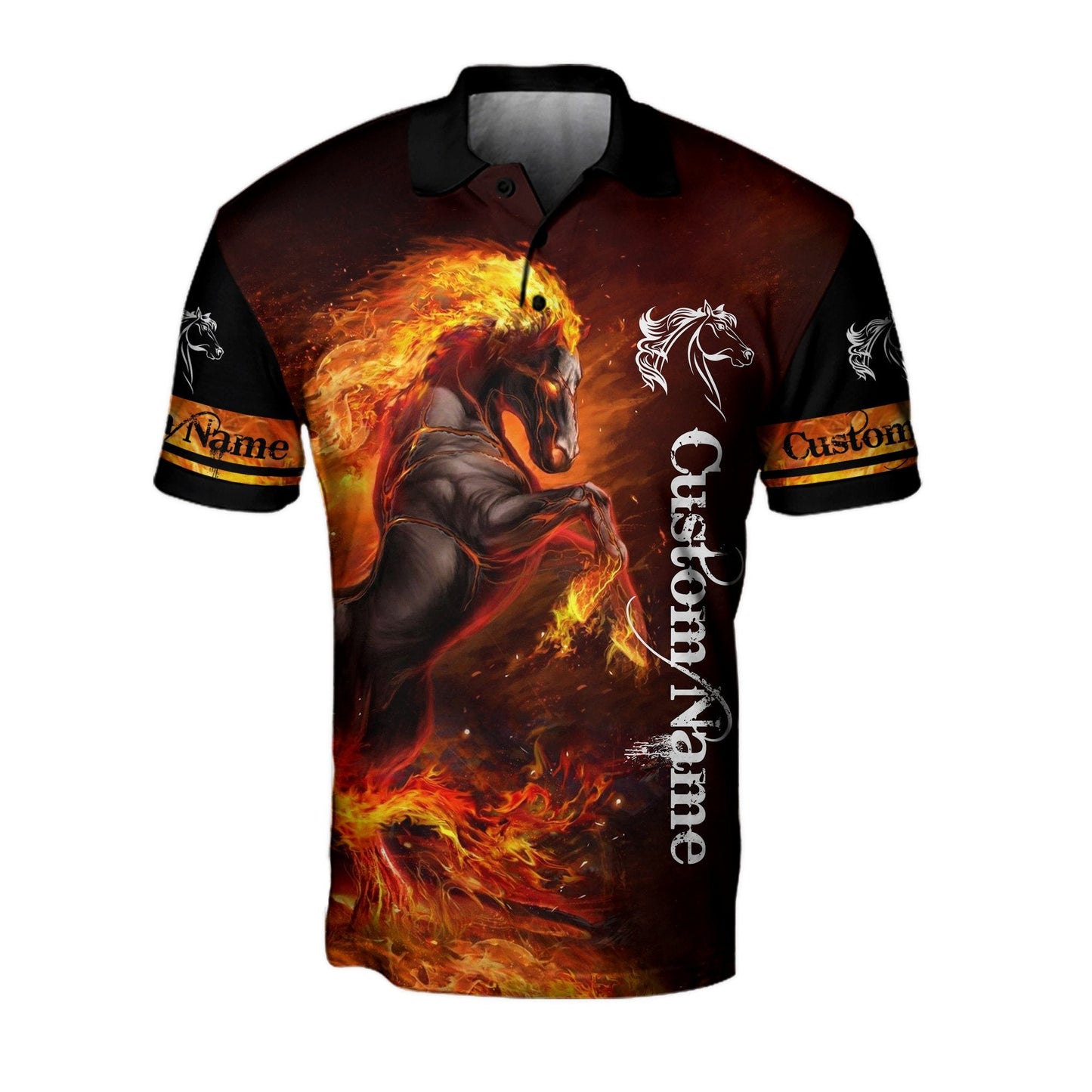 Personalized Name Horse 3D All Over Printed Shirts For Men and Women