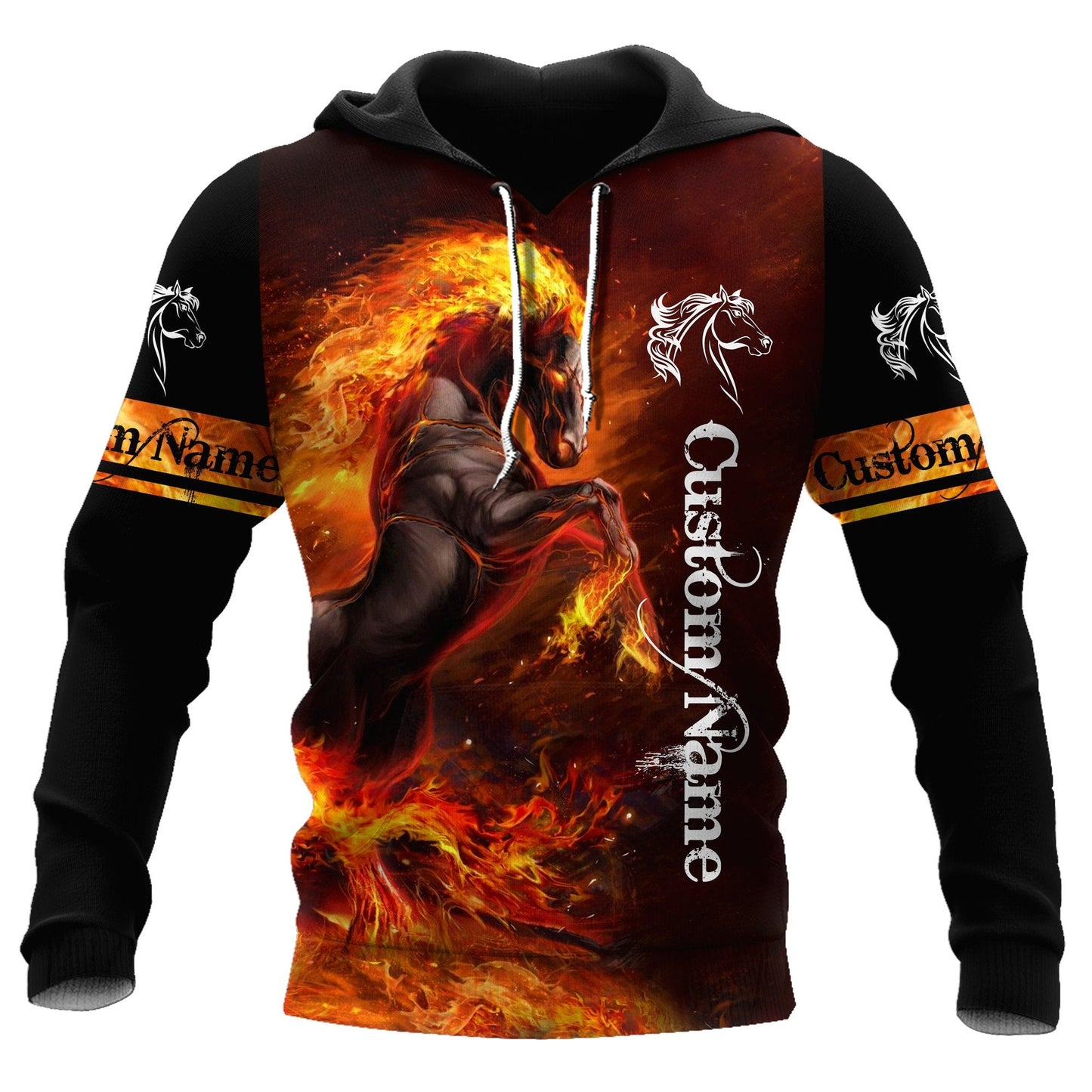 Personalized Name Horse 3D All Over Printed Shirts For Men and Women