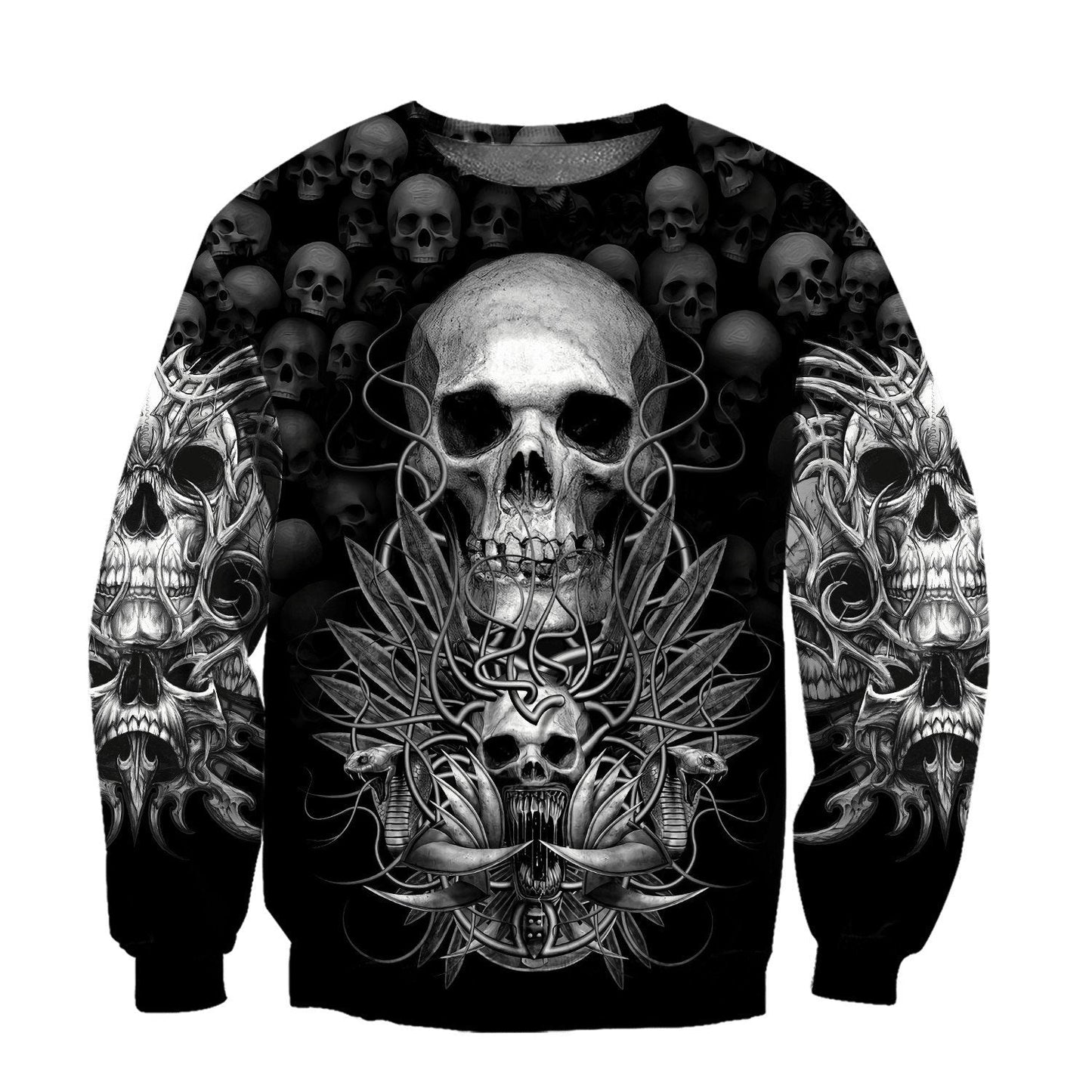 Premium Skull 3D All Over Printed Unisex Shirts