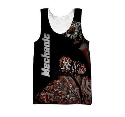 Mechanic All Over Printed Hoodie For Men and Women TN