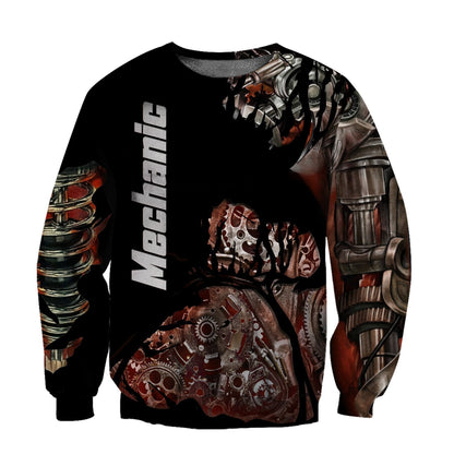 Mechanic All Over Printed Hoodie For Men and Women TN