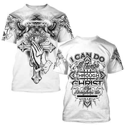 Jesus and Pigeon 3D All Over Printed Shirts For Men and Women