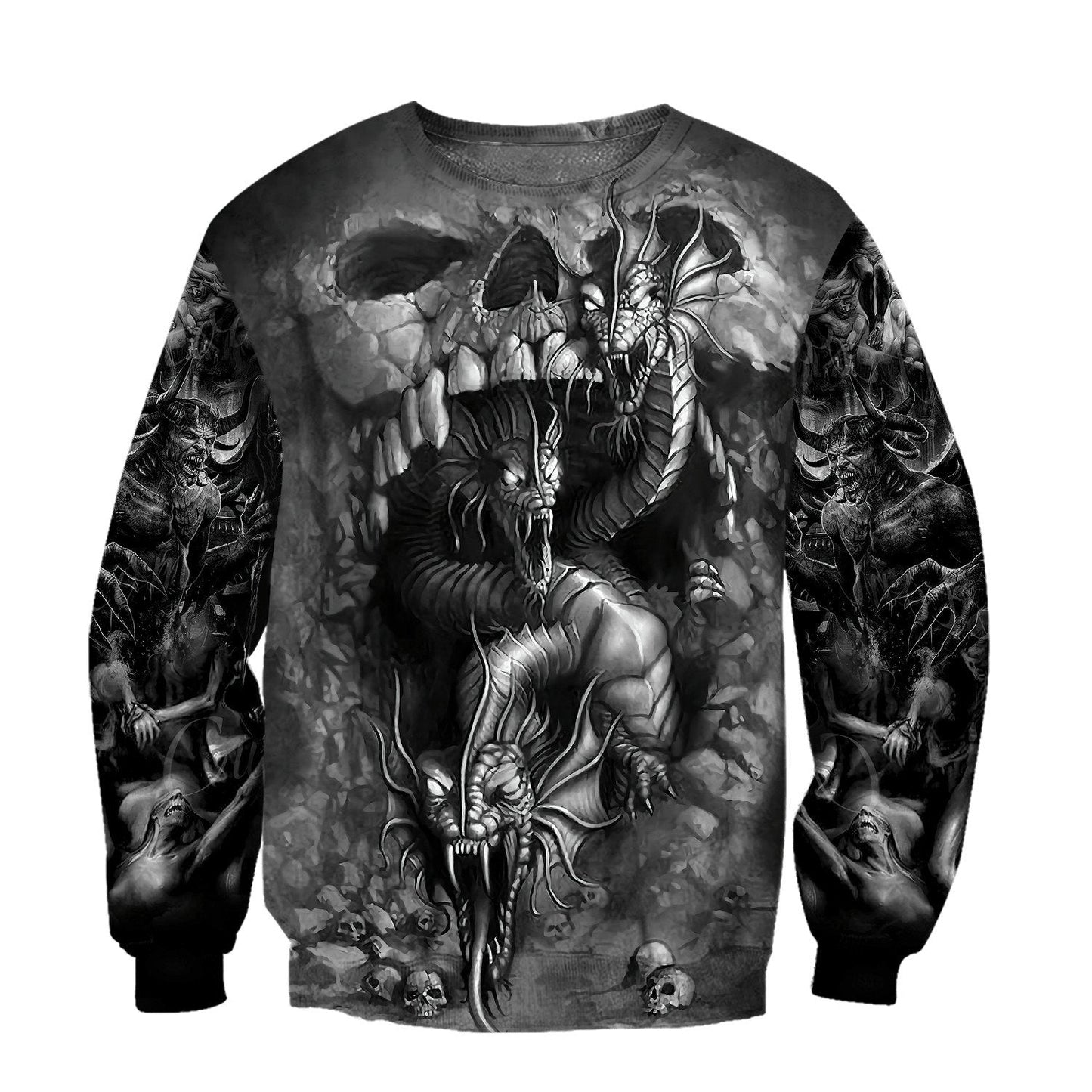 Premium Skull 3D All Over Printed Unisex Shirts