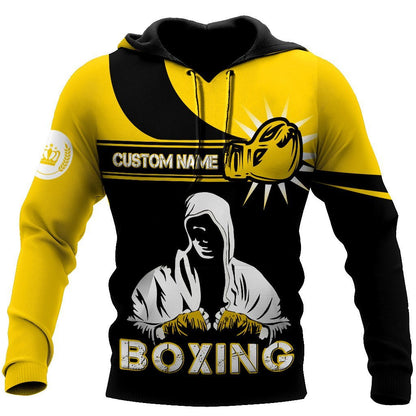 Custom Name Boxing 3D All Over Printed Unisex Shirts