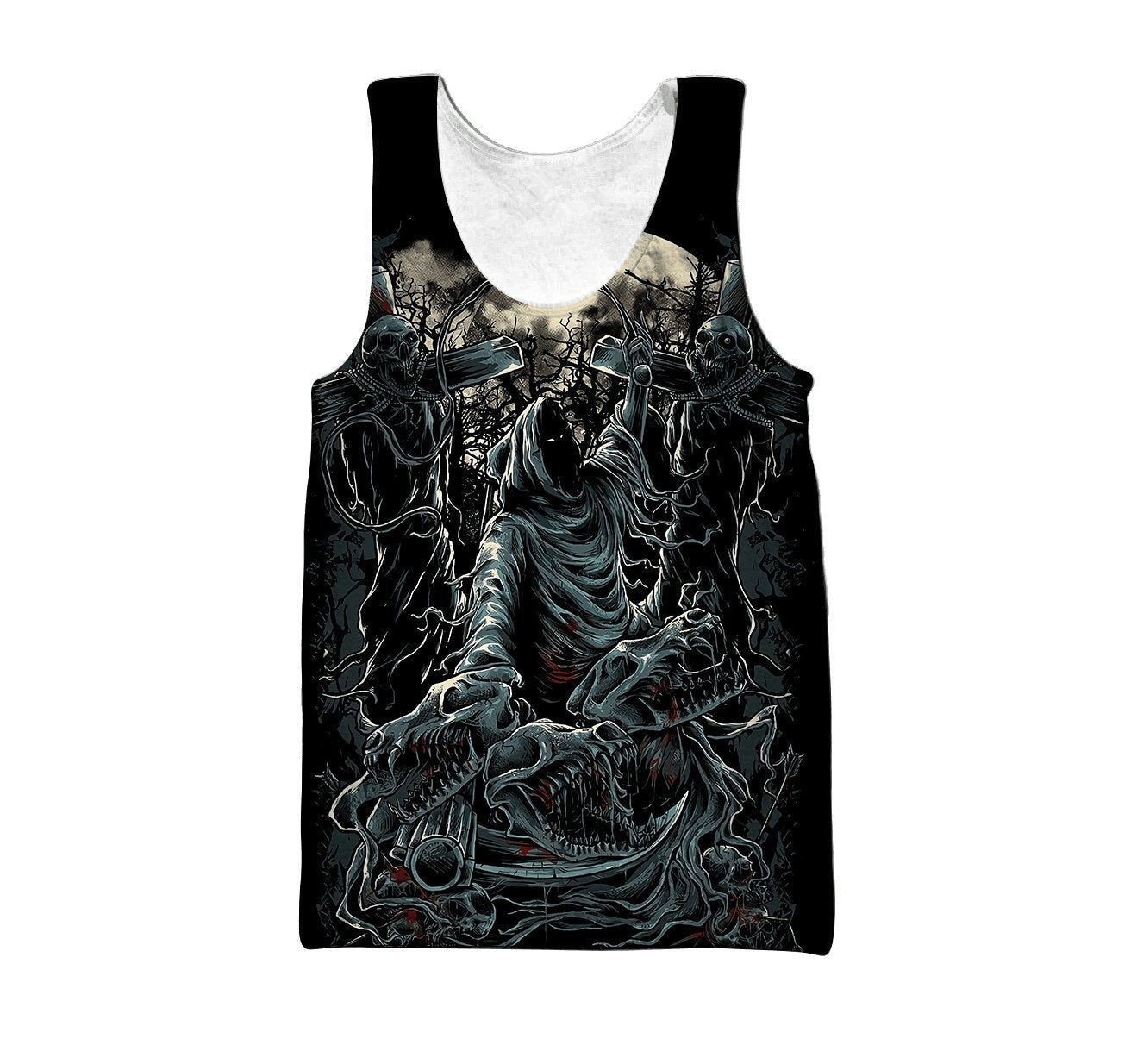 Premium Skull 3D All Over Printed Unisex Shirts