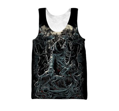 Premium Skull 3D All Over Printed Unisex Shirts