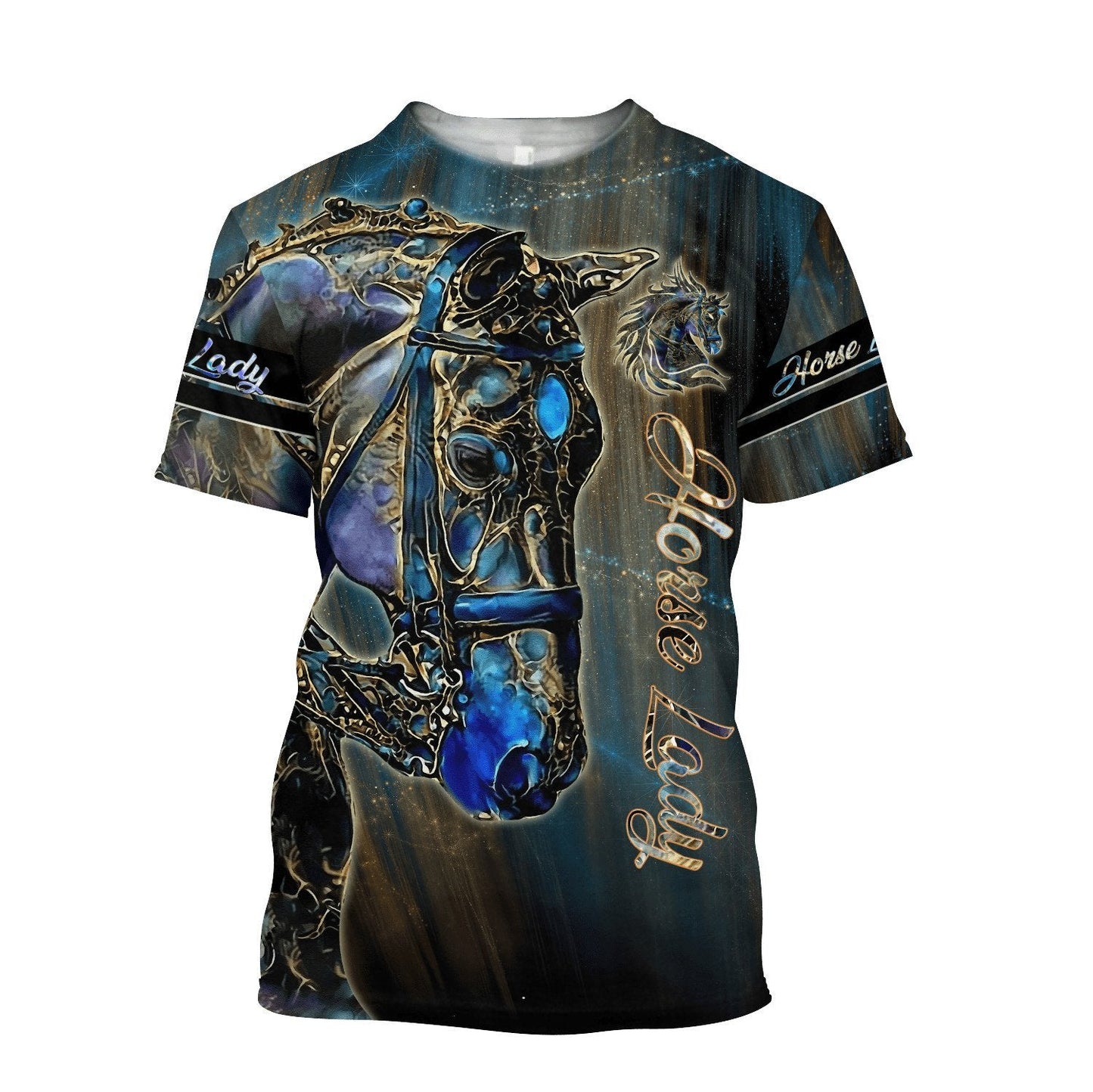 Premium American Quarter Horse Poseidon 3D All Over Printed Hoodie For Men And Women HHT04122002