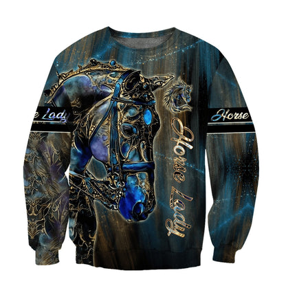 Premium American Quarter Horse Poseidon 3D All Over Printed Hoodie For Men And Women HHT04122002