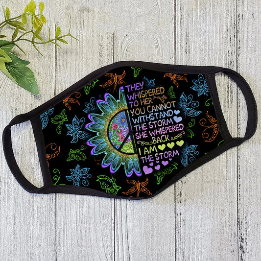 Premium Hippie 3D All Over Print Face Mask PL