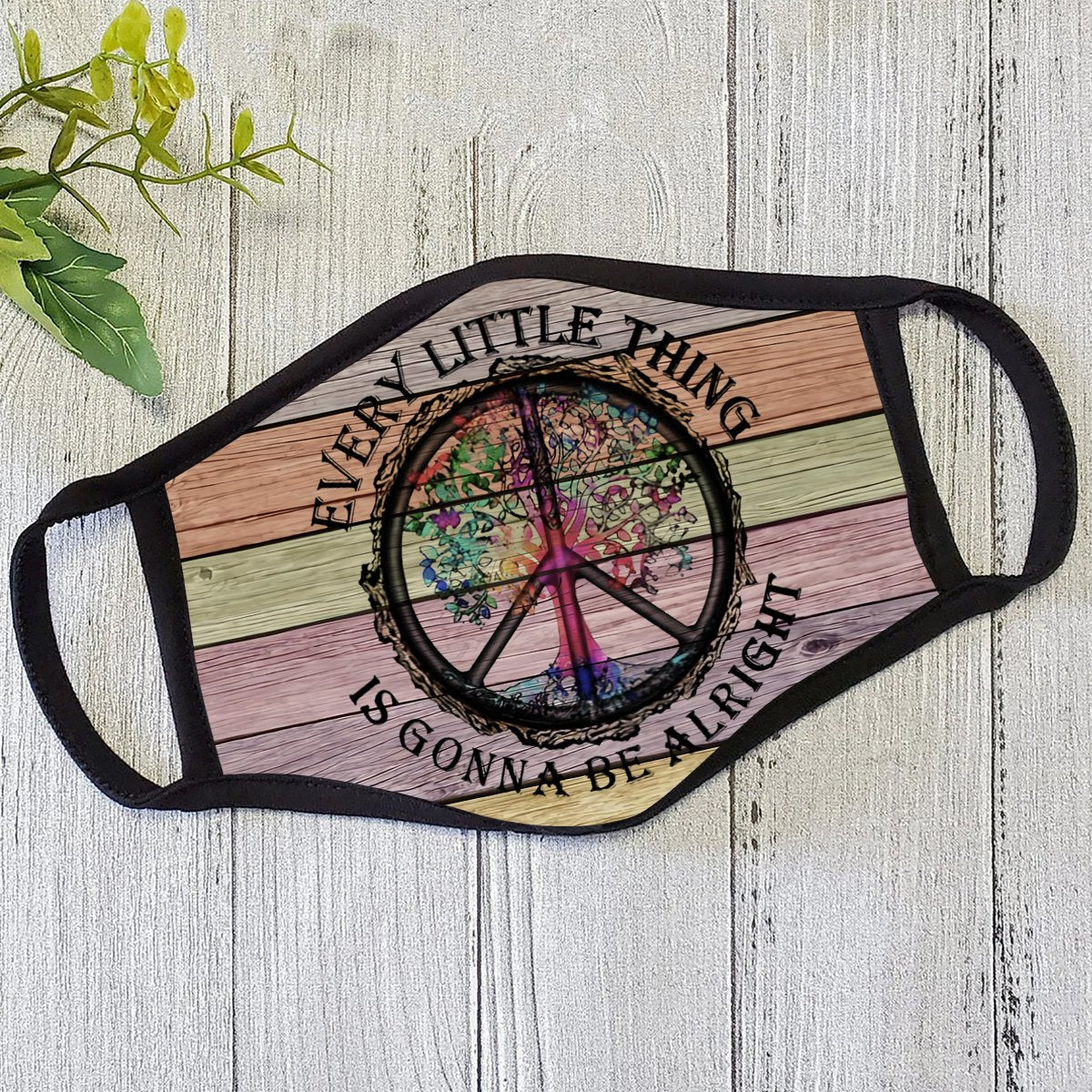 Premium Hippie 3D All Over Print Face Mask PL