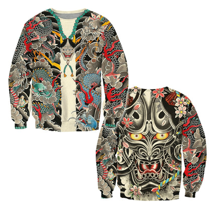 Japan Culture 3D All Over Printed Unisex Shirts