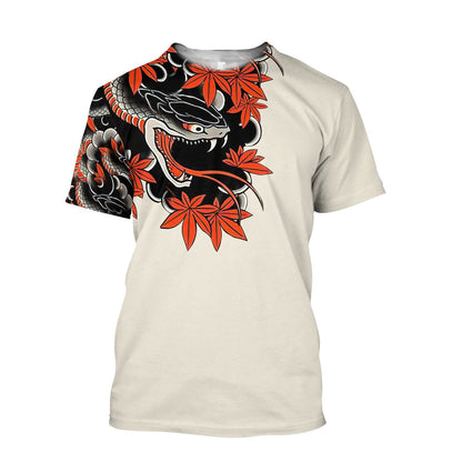Japan Culture 3D All Over Printed Unisex Shirts