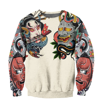 Japan Culture 3D All Over Printed Unisex Shirts